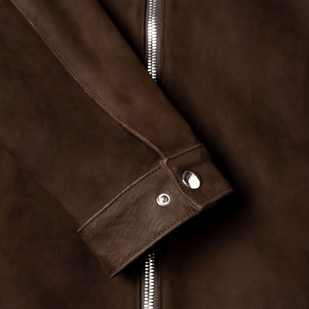 Men's Racer Jacket with Banded Collar | Smart Casual Jacket for Autumn and Winter