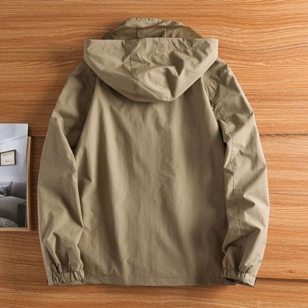 Men’s Hooded Windbreaker | Lightweight Full-Zip Summer Jacket