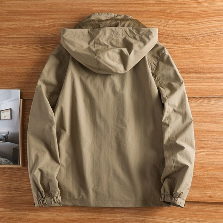 Men’s Hooded Windbreaker | Lightweight Full-Zip Summer Jacket