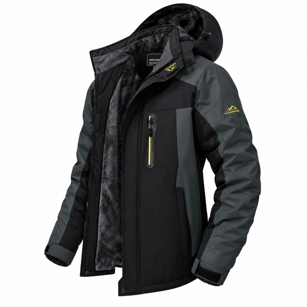 Men’s Padded Outdoor Winter Jacket | Windproof & Waterproof Protection