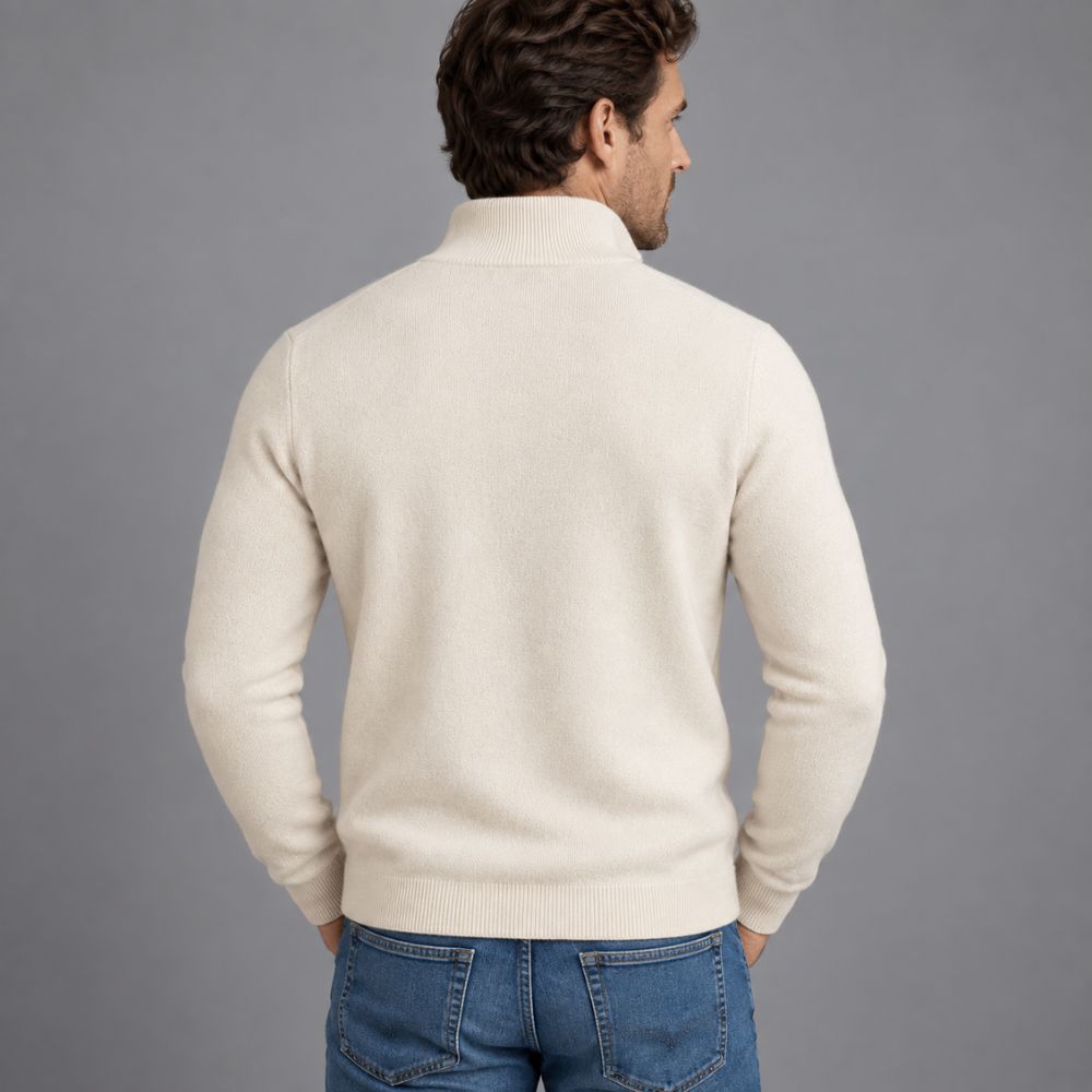 Men’s Half-Zip Sweater | Regular Fit Autumn & Winter Wear