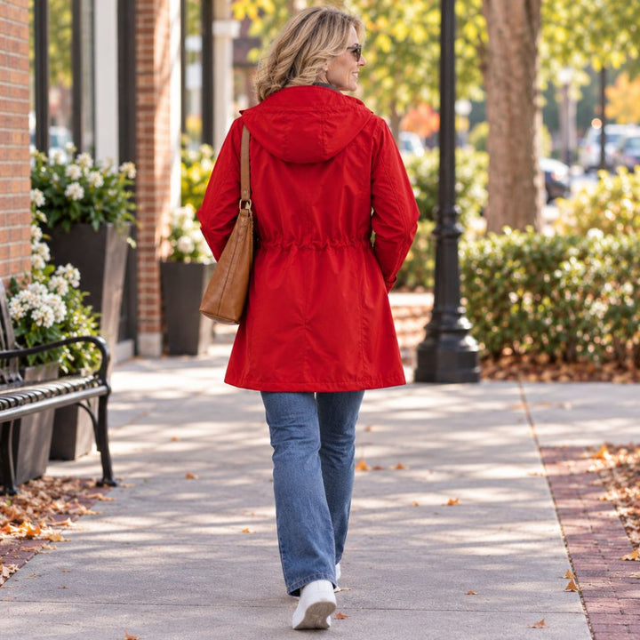 Plus Size Women’s Outdoor Jacket – Lightweight & Hooded | Everyday Outdoor Wear