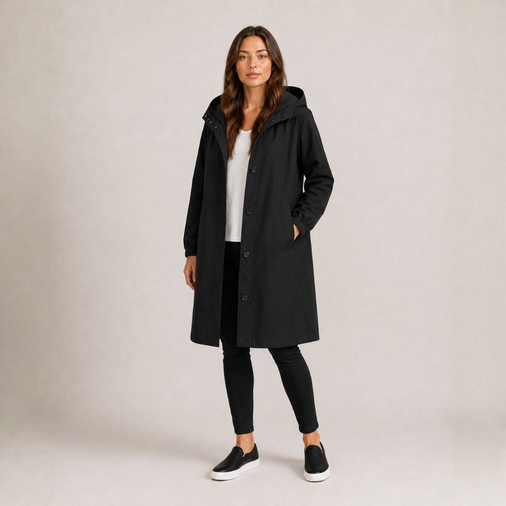 Mid-Length Raincoat | Everyday Rainy Weather