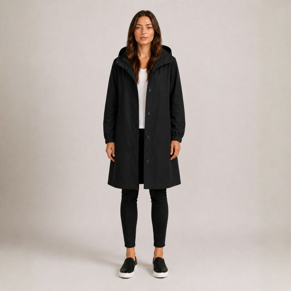 Mid-Length Raincoat | Everyday Rainy Weather