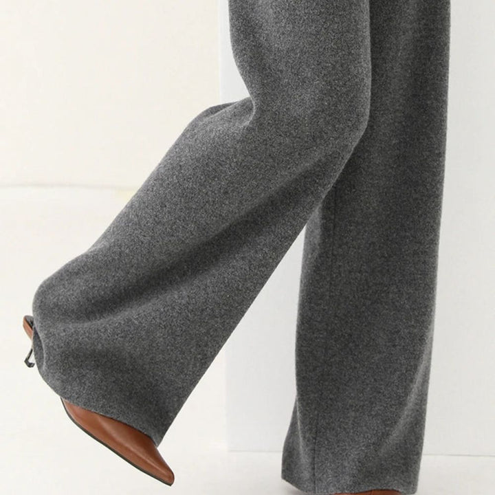 Women’s Merino Wool Trousers | High-Waisted Autumn & Winter Wear