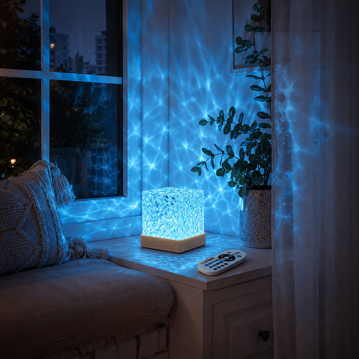 16-colour water ripple ambient night light projector lamp