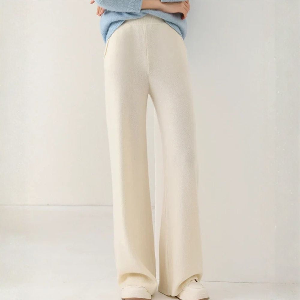 Women’s Merino Wool Trousers | High-Waisted Autumn & Winter Wear