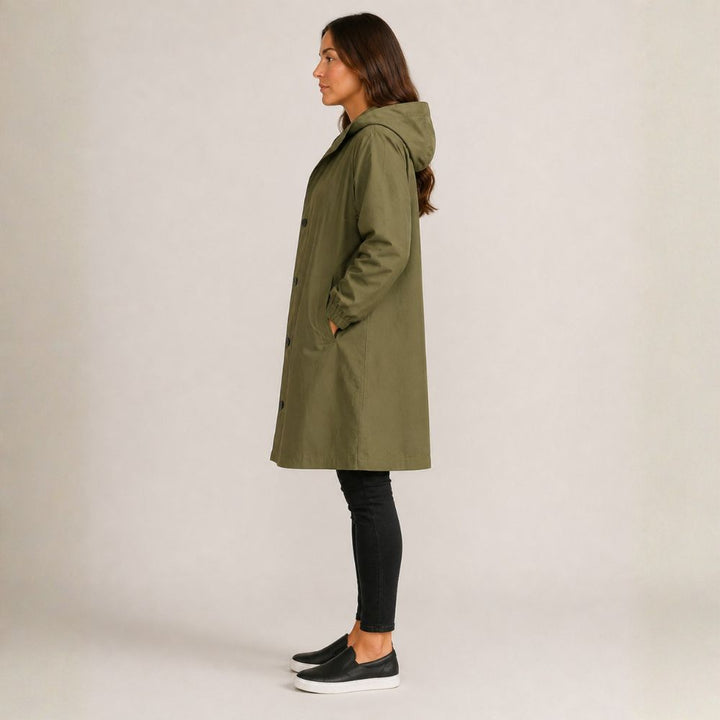 Mid-Length Raincoat | Everyday Rainy Weather