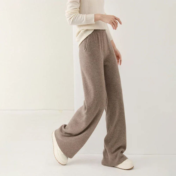 Women’s Merino Wool Trousers | High-Waisted Autumn & Winter Wear