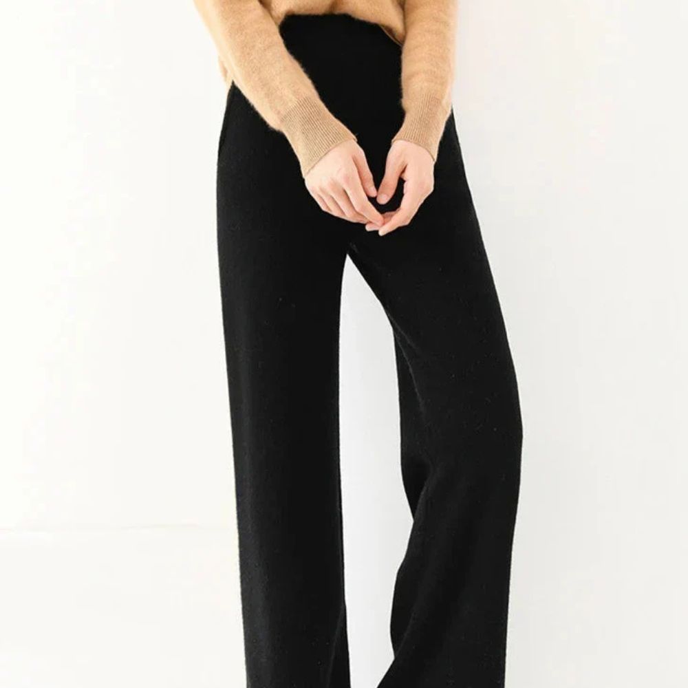 Women’s Merino Wool Trousers | High-Waisted Autumn & Winter Wear