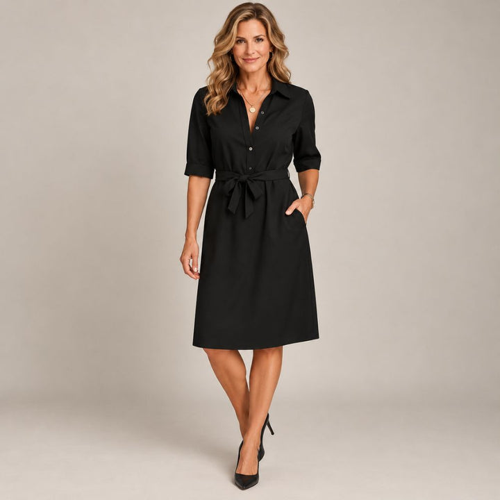 Women’s Elegant Casual Dress | Flattering & Versatile Everyday Autumn Wear