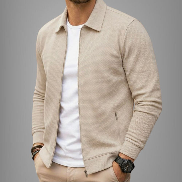 Men’s Zip-Up Cardigan | Regular Fit Autumn & Winter Wear