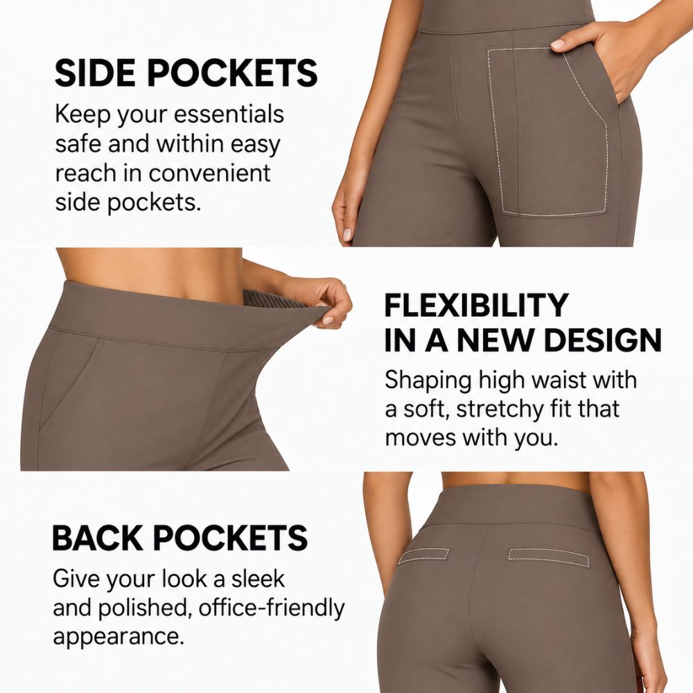 Women’s Stretch Trousers | Soft & Comfortable Autumn & Winter Wear