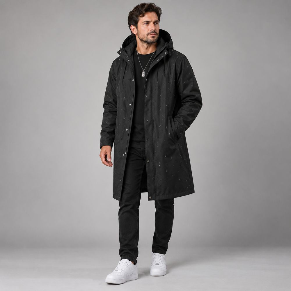 Men’s Waterproof Rain Jacket – Lightweight Windproof Outdoor Winter Coat