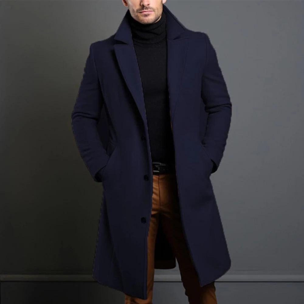 Men’s Formal Wool Overcoat | Classic Winter Style