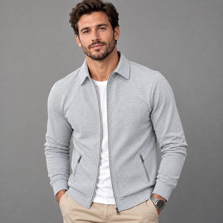 Men’s Zip-Up Cardigan | Modern & Comfortable Autumn & Winter Wear