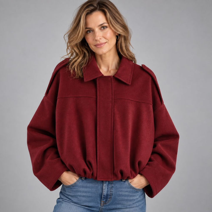 Women’s Oversized Bomber Jacket | Relaxed Autumn Layering