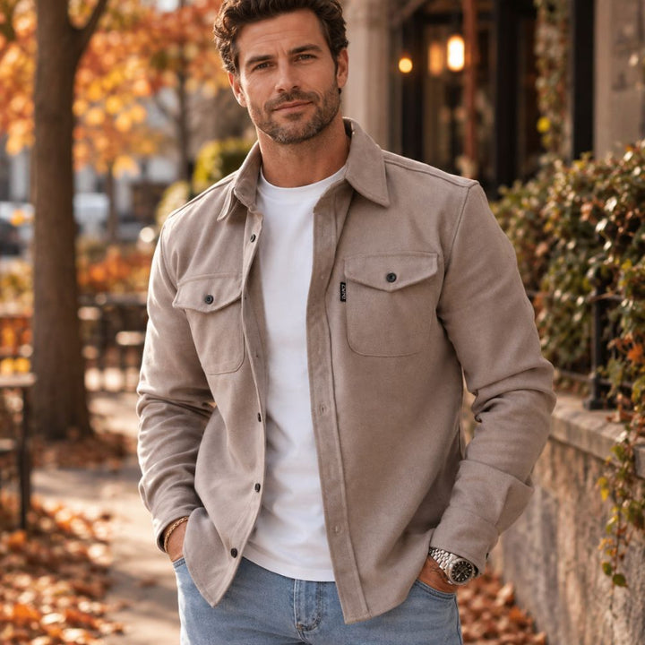 Men’s Casual Shirt Jacket | Autumn & Winter Everyday Layering Wear
