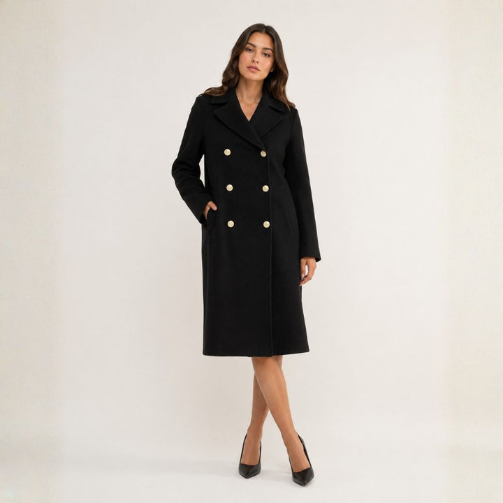 Women’s Coat Double-Button Closure | Autumn & Winter Wear