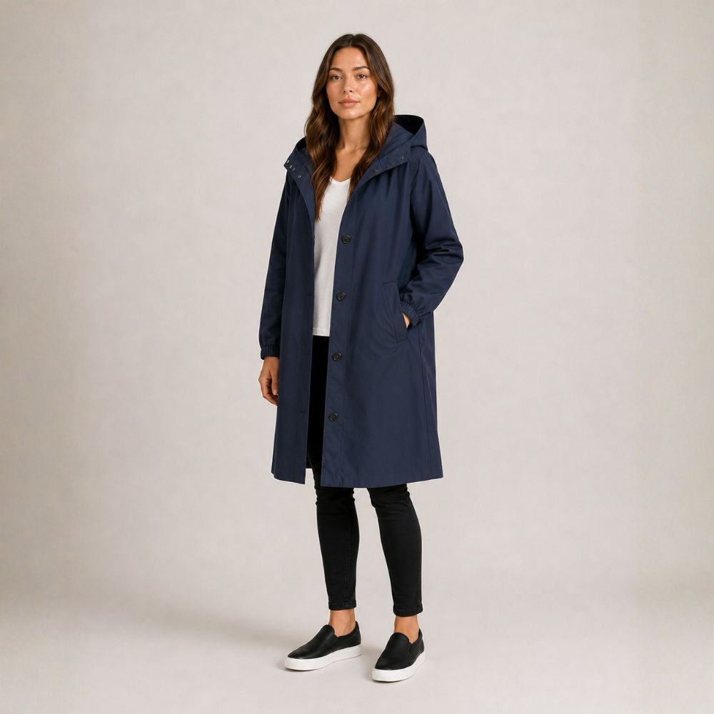 Mid-Length Raincoat | Everyday Rainy Weather