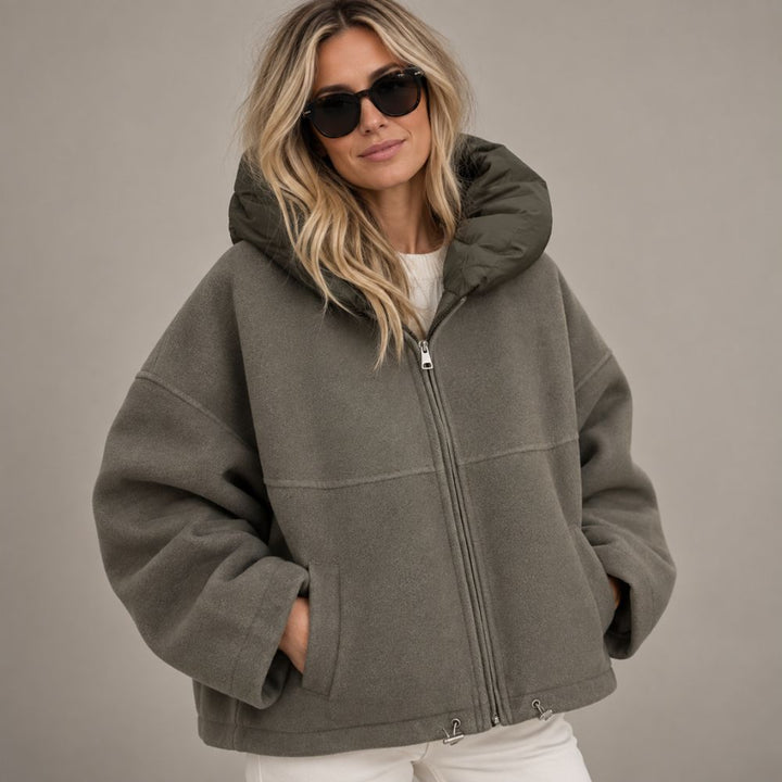 Women’s Oversized Hooded Jacket | Soft & Durable Casual Wear