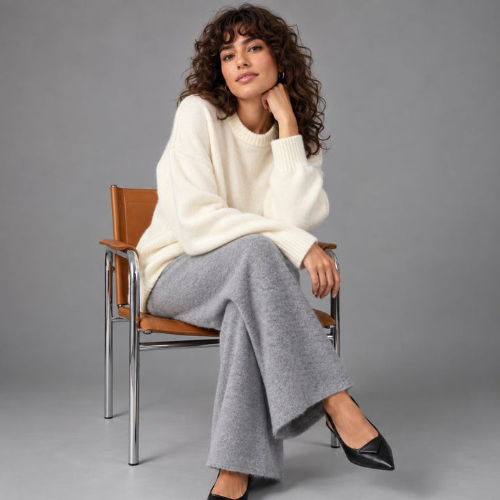 Women’s Oversized Knitted Sweater | Soft Autumn & Winter Wear