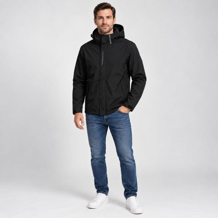 Men’s Hooded Windbreaker | Adjustable Cuffs & Everyday Protection