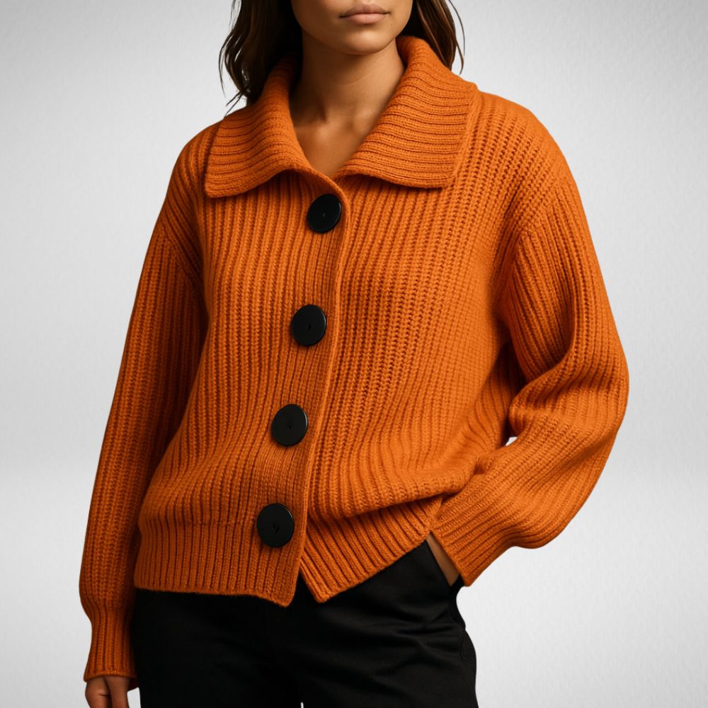 Women’s Oversized Ribbed Cardigan | Chunky Autumn & Winter Knitwear