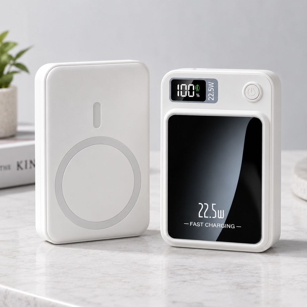 Portable Wireless Power Bank with LED Display | Fast Everyday Charging