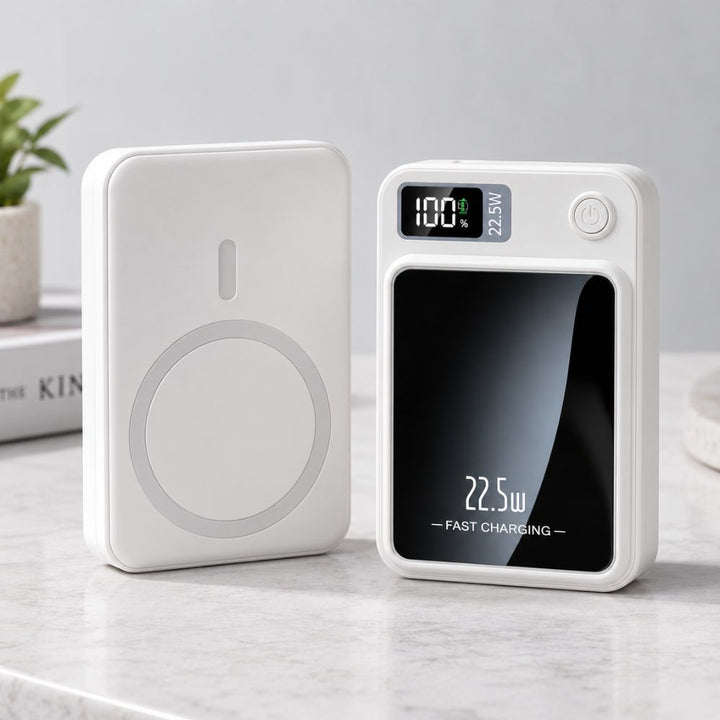 Portable Wireless Power Bank with LED Display | Fast Everyday Charging
