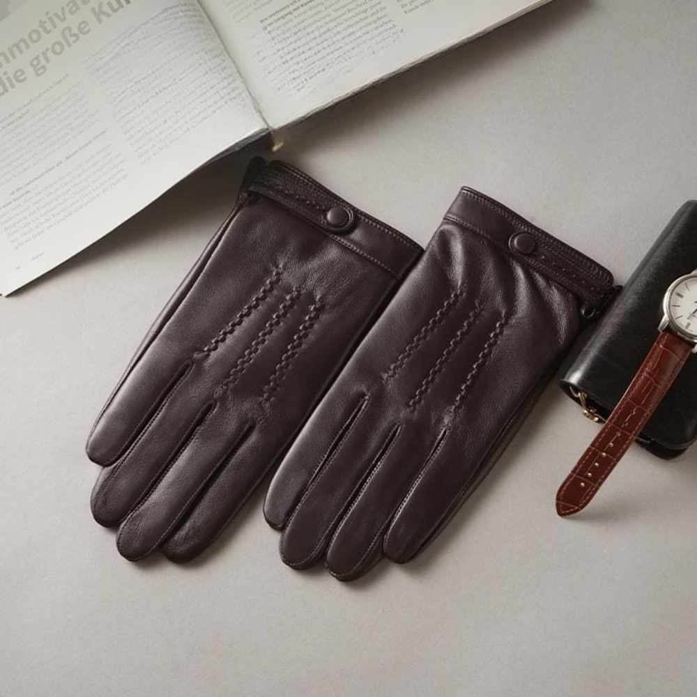 Men's Lined Gloves with Sized Fit | Winter Gloves for Commuting and Formal Wear