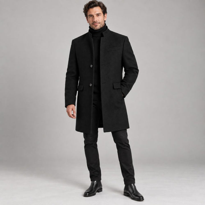 Men’s Classic Overcoat | Elegant Autumn & Winter Outerwear