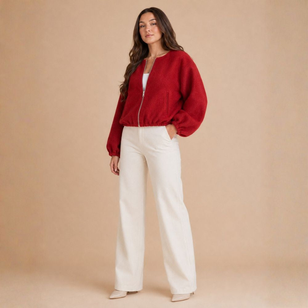 Women's Bomber Jacket with a Loose Fit | Relaxed Everyday Outerwear