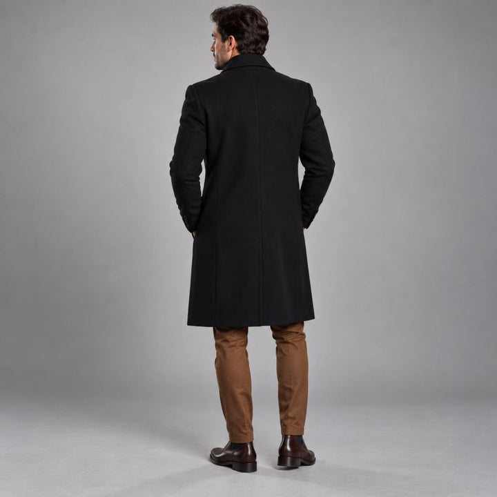 Men’s Formal Wool Overcoat | Classic Winter Style