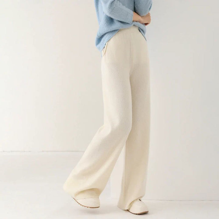Women’s Merino Wool Trousers | High-Waisted Autumn & Winter Wear