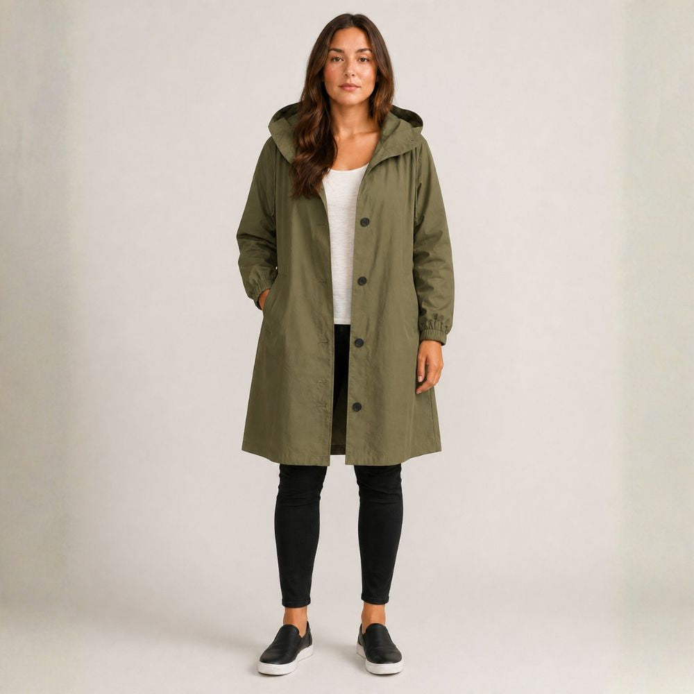 Mid-Length Raincoat | Everyday Rainy Weather