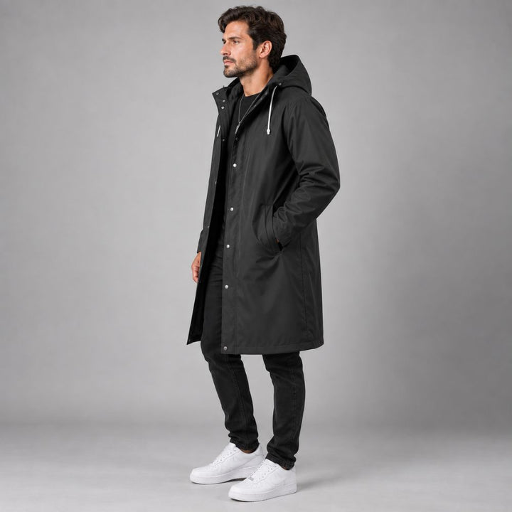 Men’s Waterproof Rain Jacket – Lightweight Windproof Outdoor Winter Coat