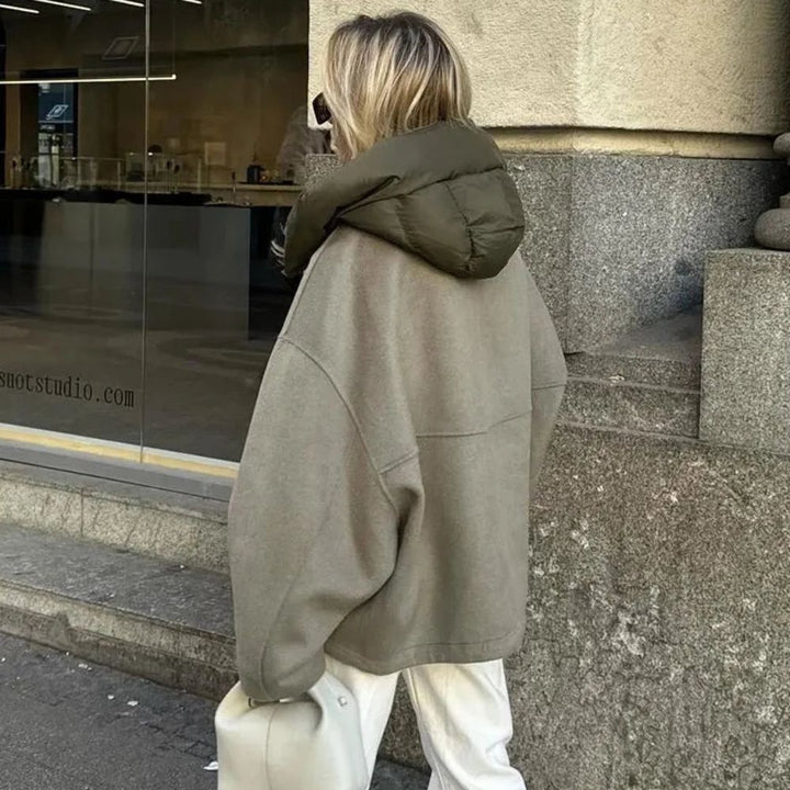 Women’s Oversized Hooded Jacket | Soft & Durable Casual Wear