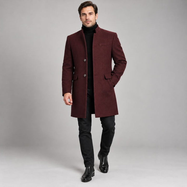 Men’s Classic Overcoat | Elegant Autumn & Winter Outerwear