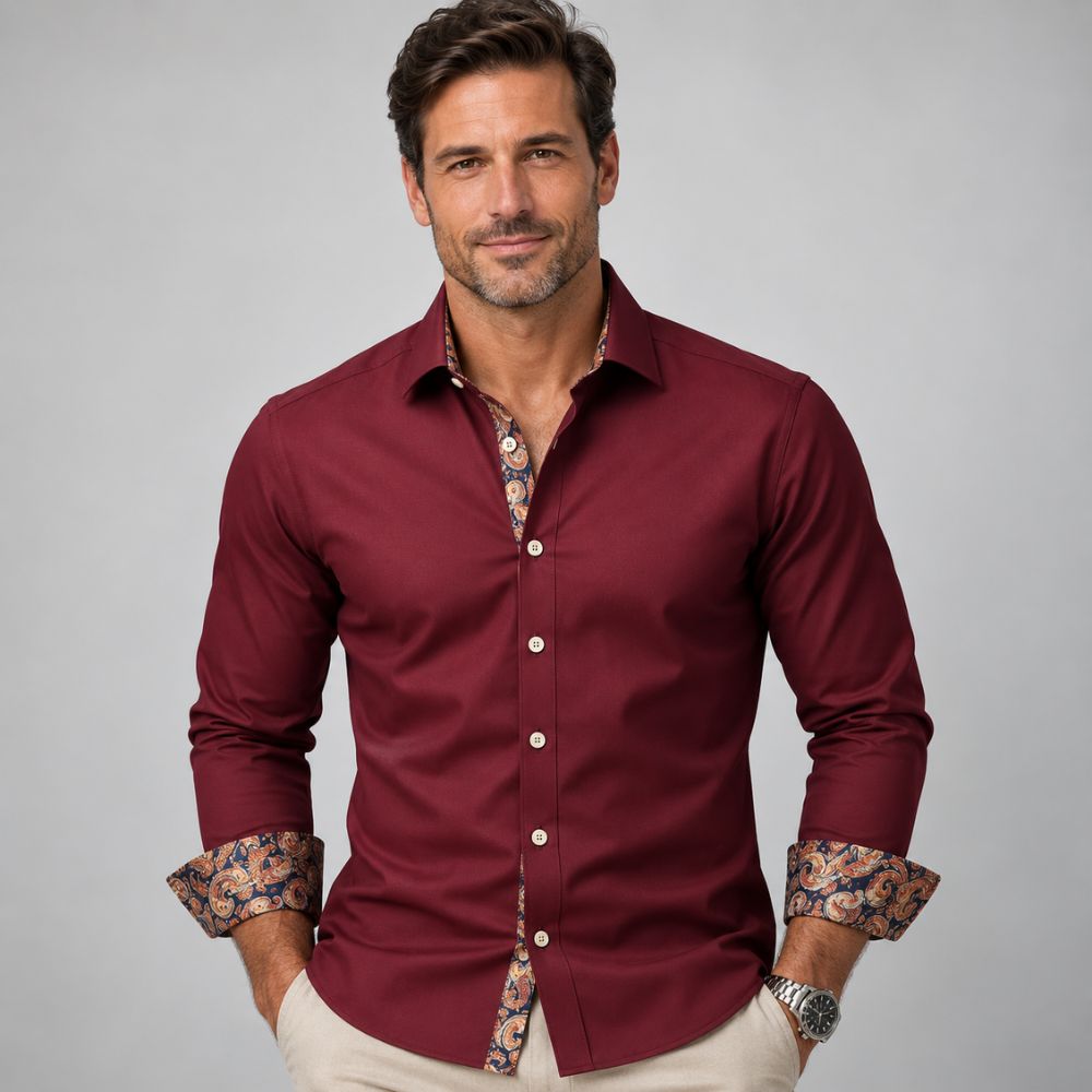 Men’s Long-Sleeve Shirt | Modern Classic Everyday Style