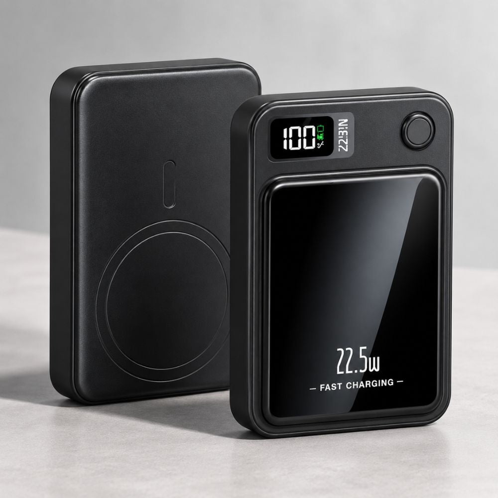 Portable Wireless Power Bank with LED Display | Fast Everyday Charging