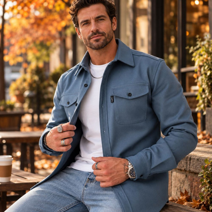 Men’s Casual Shirt Jacket | Autumn & Winter Everyday Layering Wear