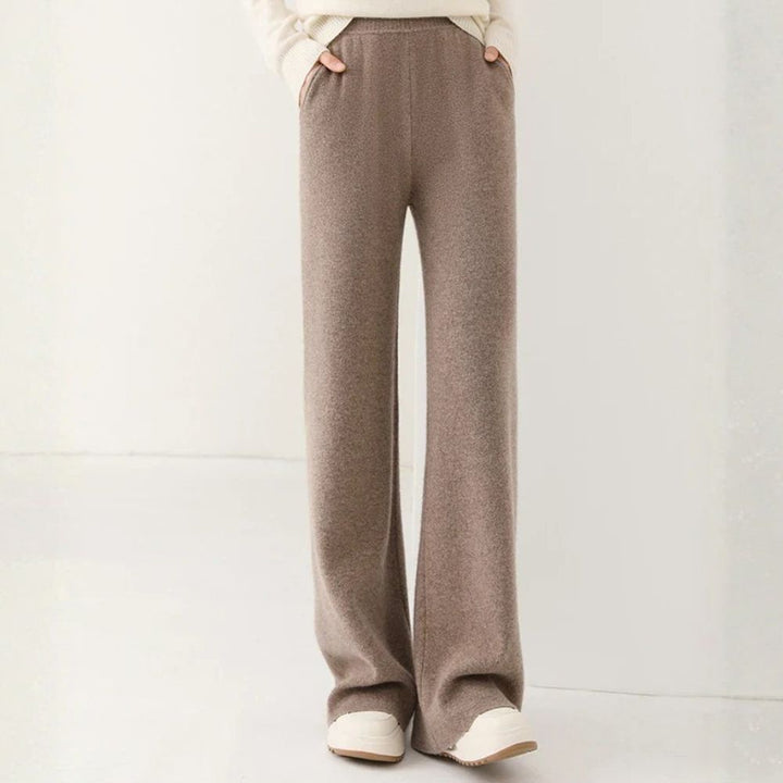 Women’s Merino Wool Trousers | High-Waisted Autumn & Winter Wear