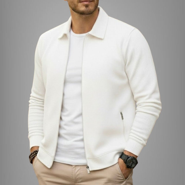 Men’s Zip-Up Cardigan | Regular Fit Autumn & Winter Wear
