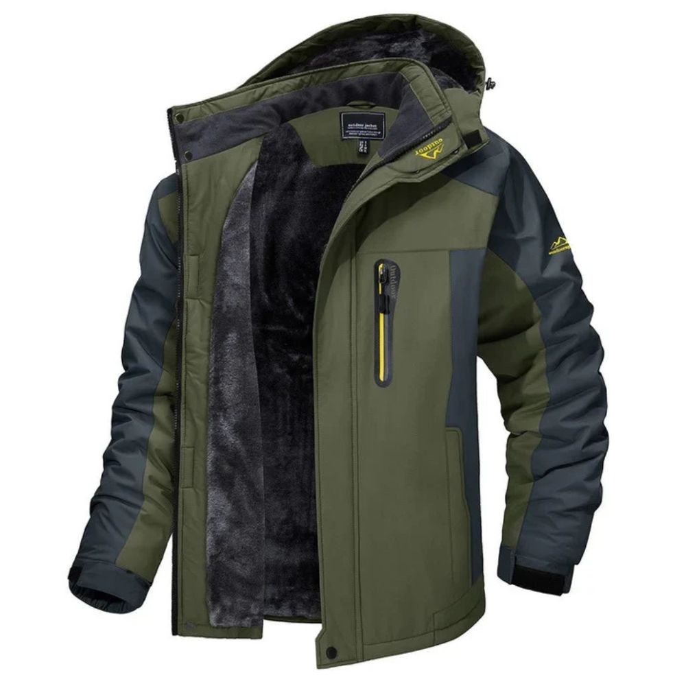 Men’s Padded Outdoor Winter Jacket | Windproof & Waterproof Protection