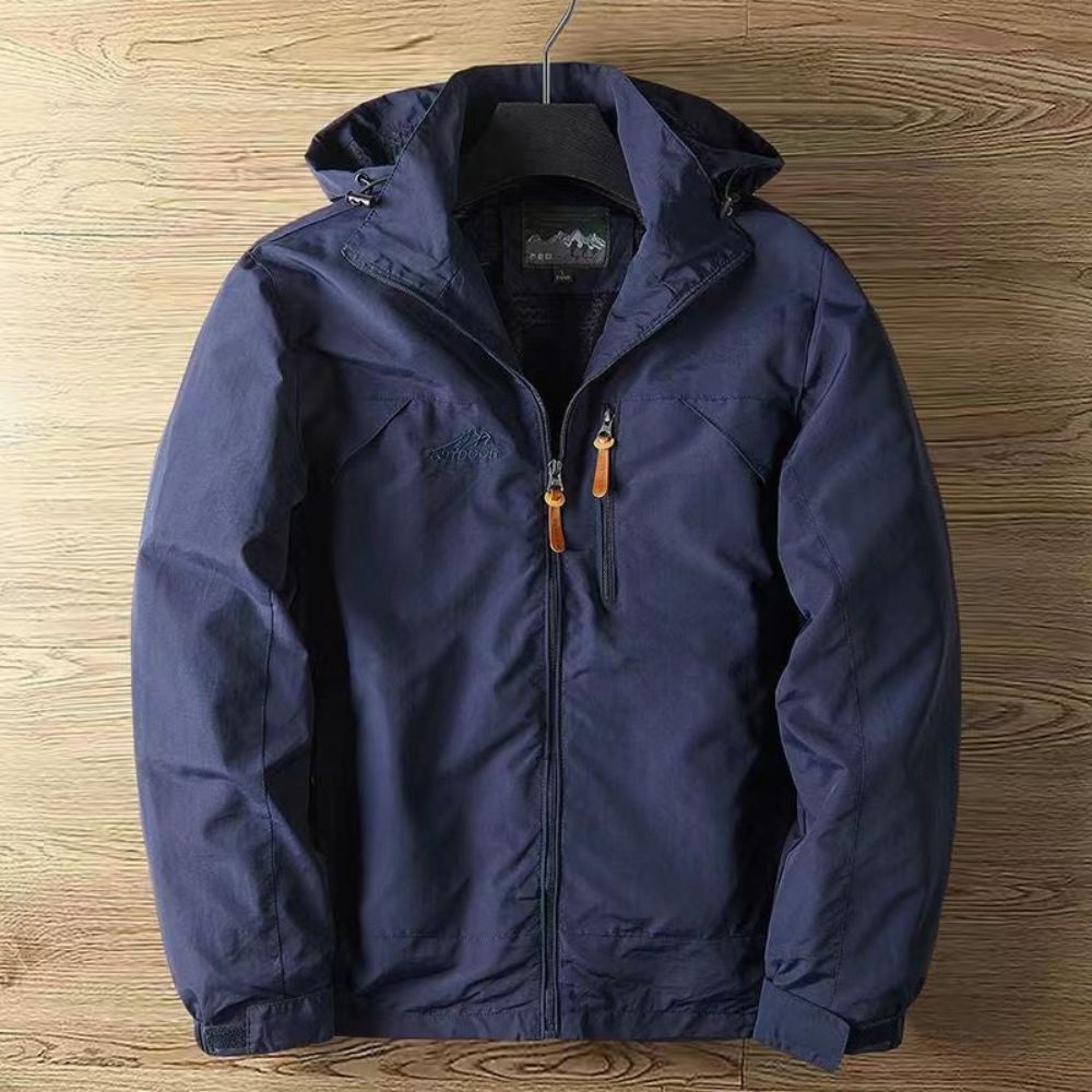 Men’s Hooded Windbreaker | Lightweight Full-Zip Summer Jacket