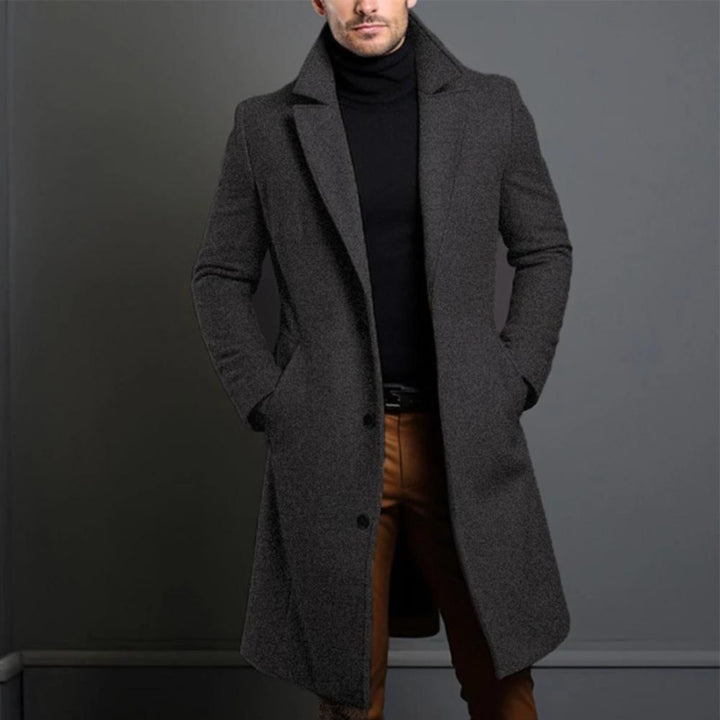Men’s Formal Wool Overcoat | Classic Winter Style