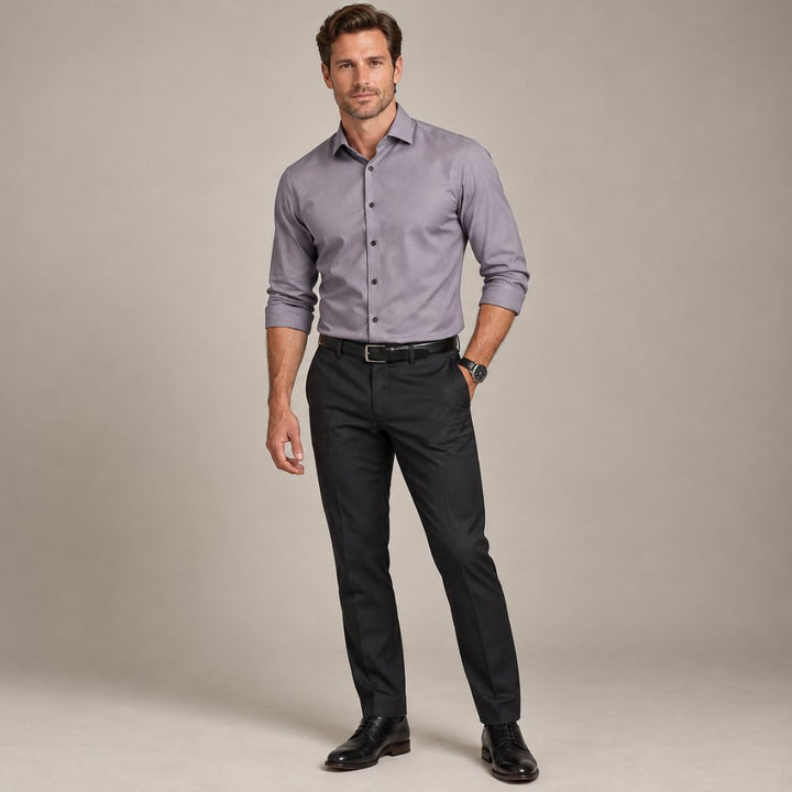 Men’s Slim-Fit Stretch Shirt | Smart & Comfortable Everyday Wear