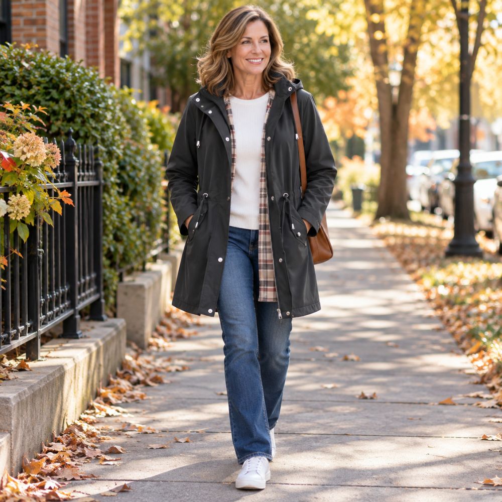 Plus Size Women’s Outdoor Jacket – Lightweight & Hooded | Everyday Outdoor Wear
