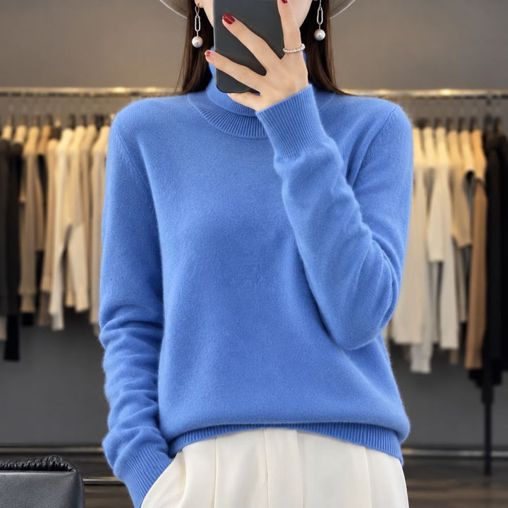 Women’s Cotton Turtleneck Sweater | Autumn & Winter Casual & Office Wear